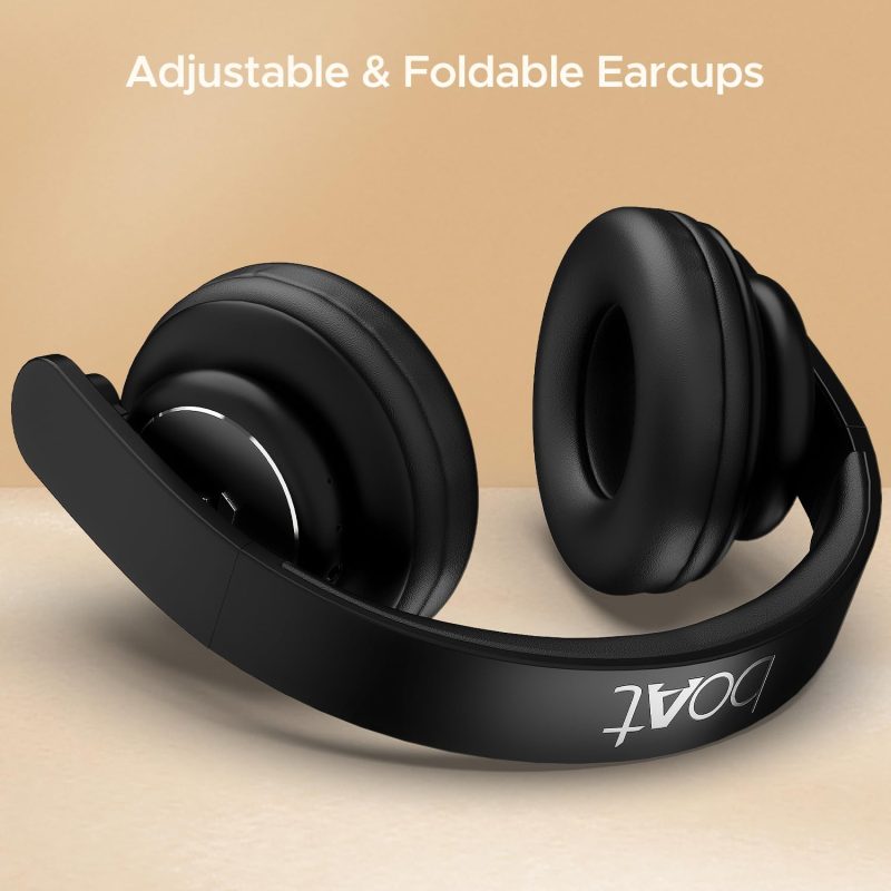Rockerz 450/450R, 15 HRS Battery, 40mm Drivers, Padded Ear Cushions, Integrated Controls, Dual Modes, Bluetooth Headphone with Mic - Image 2