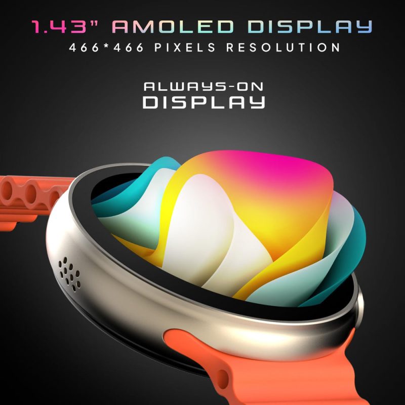 Asteroid 36.32mm (1.43 inch) Super AMOLED Display Smart Watch, One Tap Bluetooth Calling - Image 3