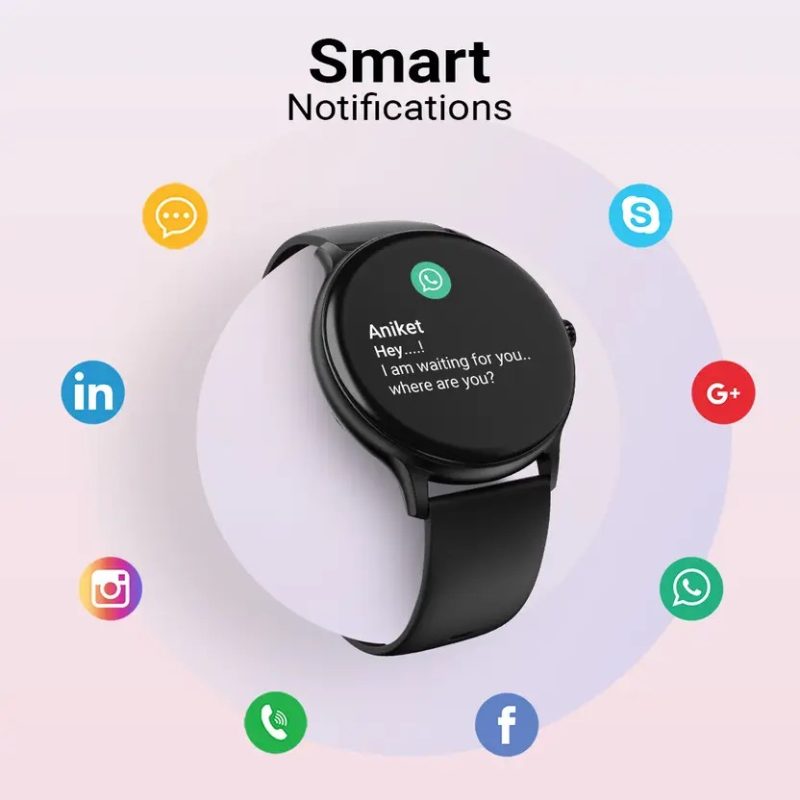 Hurricane 33.02mm (1.3) Curved Glass Display with BT Calling, 100+ Sports Modes Smartwatch - Image 5
