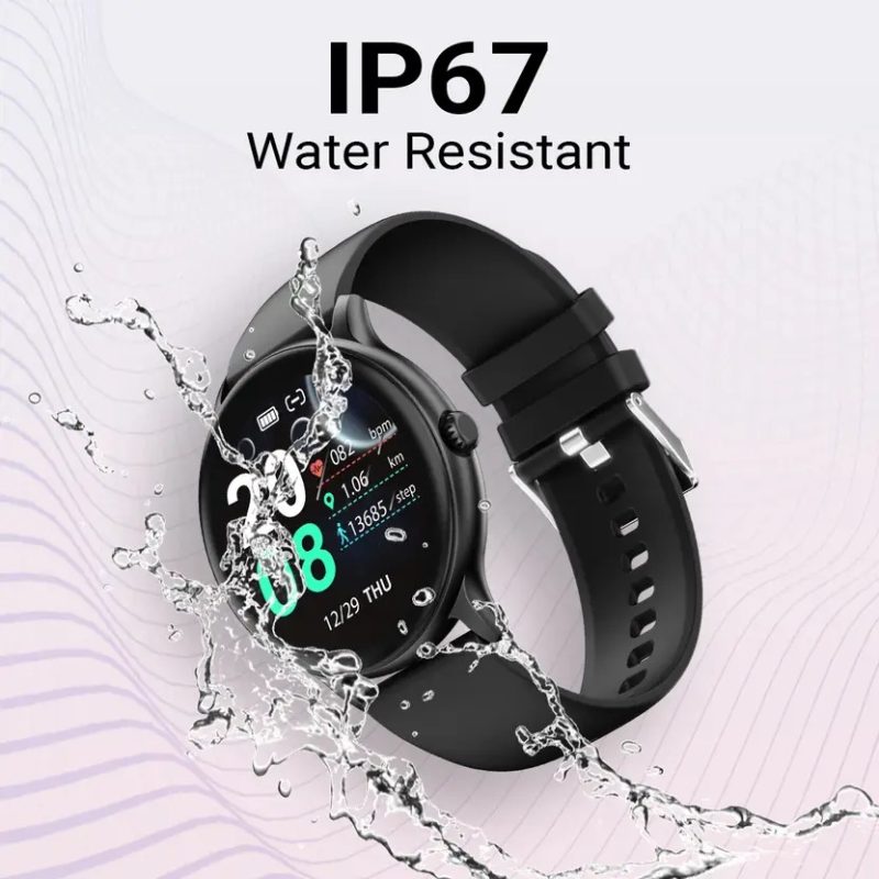 Hurricane 33.02mm (1.3) Curved Glass Display with BT Calling, 100+ Sports Modes Smartwatch - Image 6