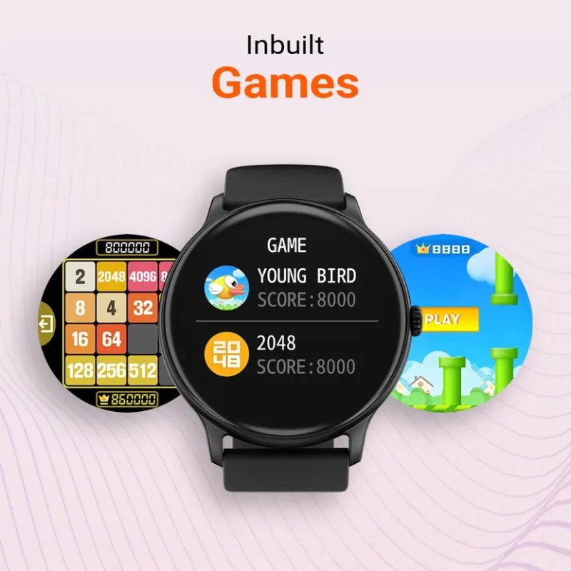 Hurricane 33.02mm (1.3) Curved Glass Display with BT Calling, 100+ Sports Modes Smartwatch - Image 2
