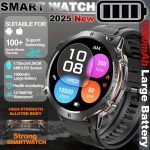 SENBONO 1.73" Super AMOLED Smartwatch for iPhone & Android – 100+ Sports Modes, Wireless Calls, Voice Assistant, Fitness Tracker, Compass & Altimeter, Rugged Alloy Body