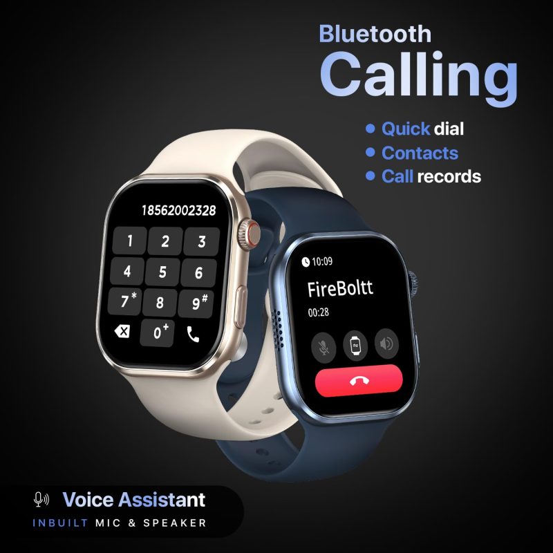 Brillia Smart Watch with 51.3mm (2.02 inch) AMOLED Display, Bluetooth Calling, SpO2, Heart Rate Monitoring, 120+ Sports Modes - Image 6