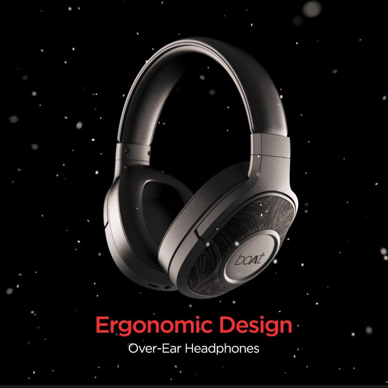 Rockerz 550/Rockerz 558 Over Ear Bluetooth Headphones with Upto 20 Hours Playback, 50MM Drivers, Soft Padded Ear Cushions and Physical Noise Isolation - Image 5