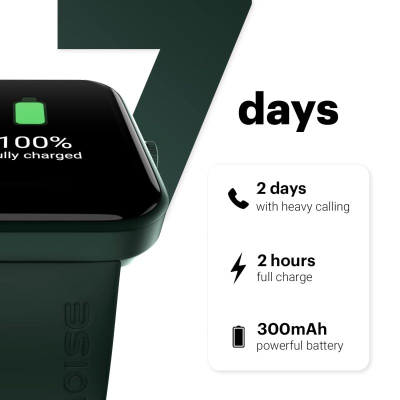 Pulse Go Buzz Smart Watch with Advanced Bluetooth Calling, 1.69" TFT Display, SpO2, 100 Sports Mode with Auto Detection, Upto 7 Days Battery (2 Days with Heavy Calling) - Image 4