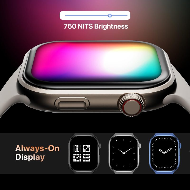Brillia Smart Watch with 51.3mm (2.02 inch) AMOLED Display, Bluetooth Calling, SpO2, Heart Rate Monitoring, 120+ Sports Modes - Image 5