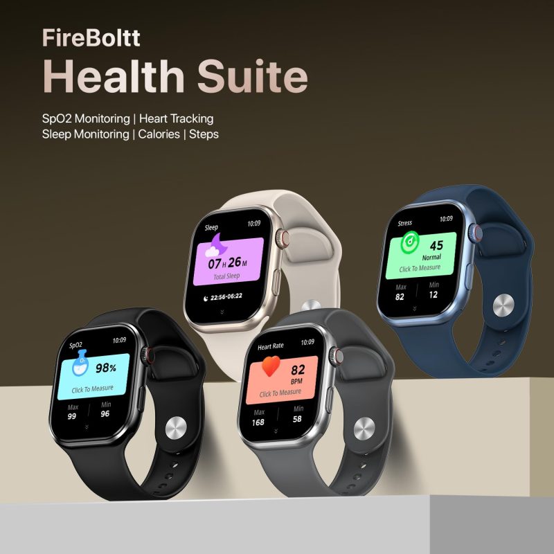 Brillia Smart Watch with 51.3mm (2.02 inch) AMOLED Display, Bluetooth Calling, SpO2, Heart Rate Monitoring, 120+ Sports Modes - Image 7