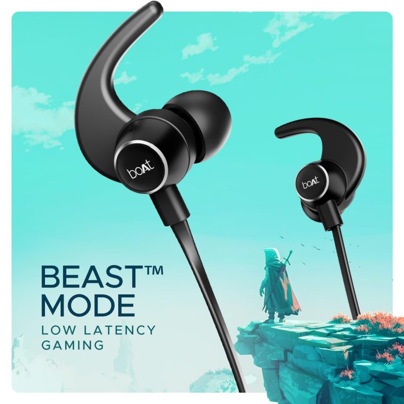 Rockerz 255 Pro+, 60HRS Battery, Fast Charge, IPX7, Dual Pairing, Low Latency, Magnetic Earbuds, Bluetooth Neckband, Wireless with Mic Earphones - Image 5