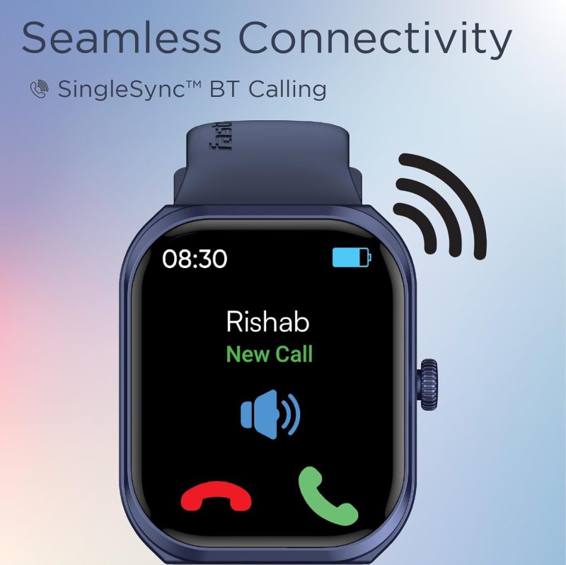 FS2+ Smart Watch, 2.01" UltraVU Display, Functional Crown, SingleSync BT Calling, 110+ Sports Modes, 200+ Smartwatch Faces, Upto 7 Day Battery, AI Voice Assistant - Image 5