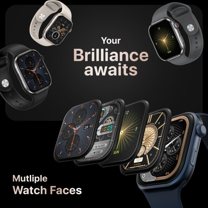 Brillia Smart Watch with 51.3mm (2.02 inch) AMOLED Display, Bluetooth Calling, SpO2, Heart Rate Monitoring, 120+ Sports Modes - Image 10