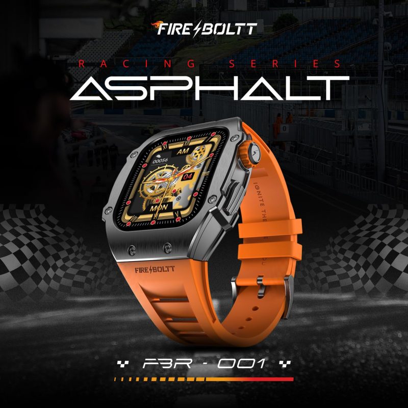 Asphalt Racing Edition Smart Watch 1.91” Full Touch Screen, Bluetooth Calling, Health Suite, 123 Sports Modes, 400 mAh Battery - Image 2