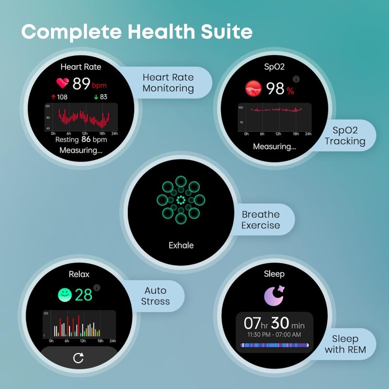 Astor FR2 Pro 1.43" AMOLED Stainless Steel Smart Watch with SpO2, Heart Rate, BT Calling, Adaptive AOD, Functional Crown, AI Voice Assistant – Smartwatch for Stylish Professionals - Image 4