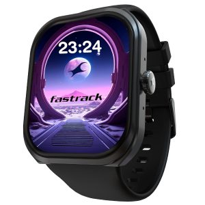 FS2+ Smart Watch, 2.01" UltraVU Display, Functional Crown, SingleSync BT Calling, 110+ Sports Modes, 200+ Smartwatch Faces, Upto 7 Day Battery, AI Voice Assistant