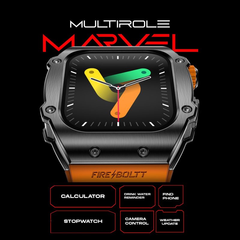 Asphalt Racing Edition Smart Watch 1.91” Full Touch Screen, Bluetooth Calling, Health Suite, 123 Sports Modes, 400 mAh Battery - Image 9