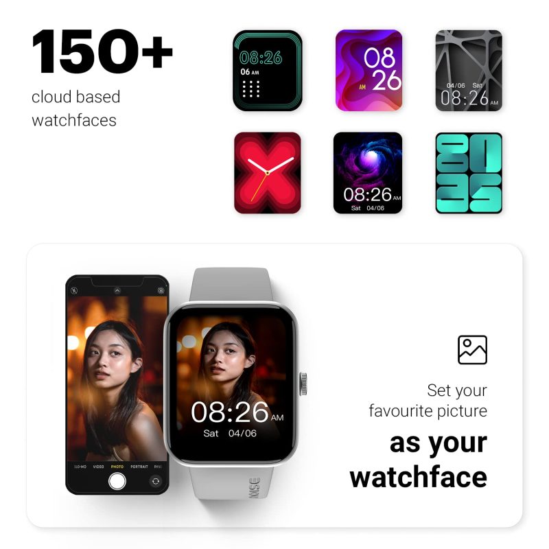 Pulse Go Buzz Smart Watch with Advanced Bluetooth Calling, 1.69" TFT Display, SpO2, 100 Sports Mode with Auto Detection, Upto 7 Days Battery (2 Days with Heavy Calling) - Image 5